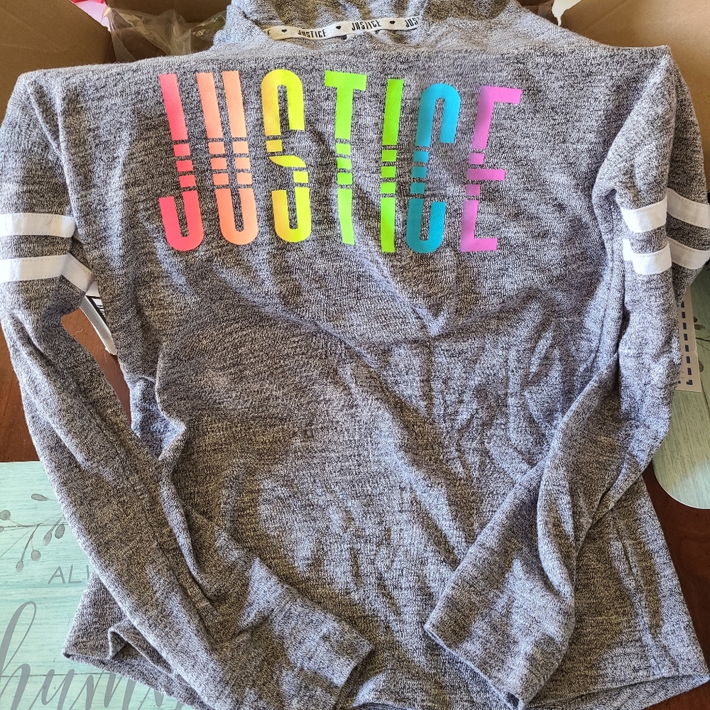Justice hooded sweatshirt